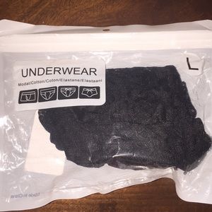 Black high waisted lace underwear NWOT